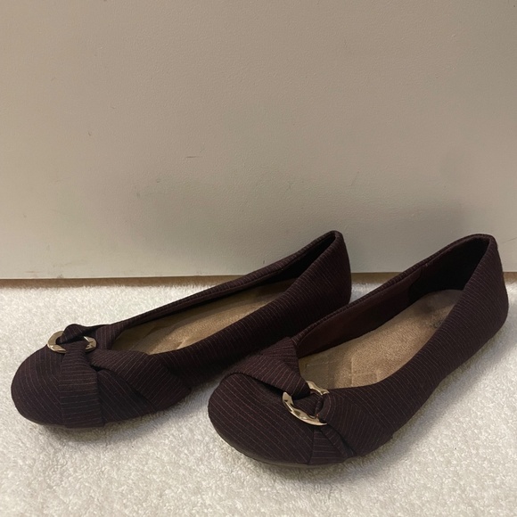 Bongo shoes / Navy & Red stripes - Picture 2 of 4